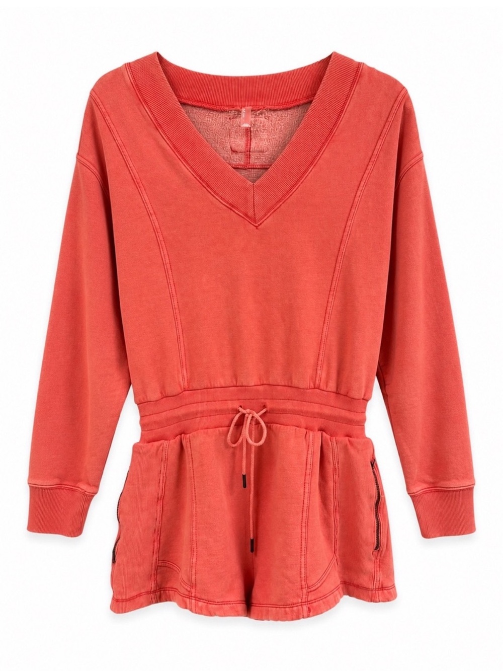 Free People Movement Long-Sleeve Romper (Worn Once) size Medium